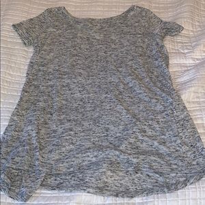 Grey and White shirt